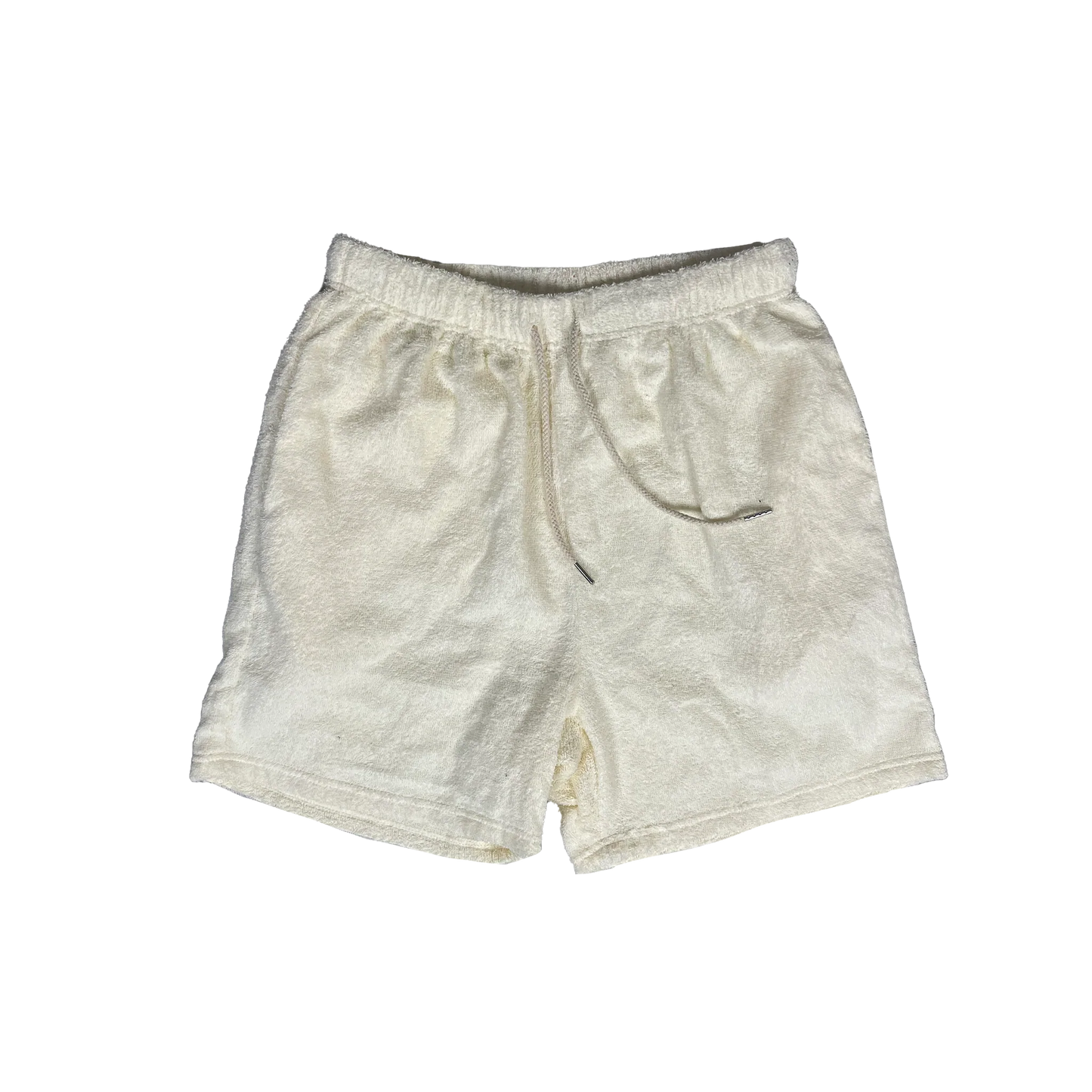 Pearly White Towel Shorts